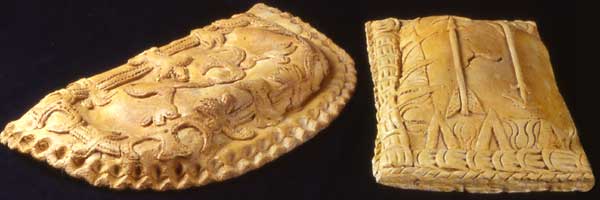 Two venison pasties made from designs in the Edward Kidder book, published in 1720 AD